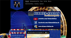 Desktop Screenshot of kirmes-fabian.de